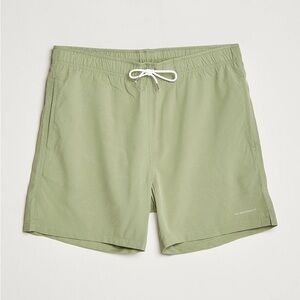 Light Olive Men's Swim Trunks